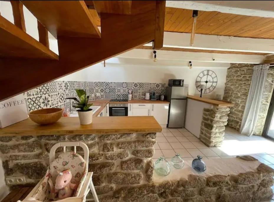 Maison De Pecheur Bord De Mer Bois Et Pierre 6-8 Pers Plobannalec Zewnętrze zdjęcie